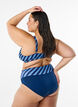 Bikinibroekje met wikkel detail, Blauw, Model image number 2