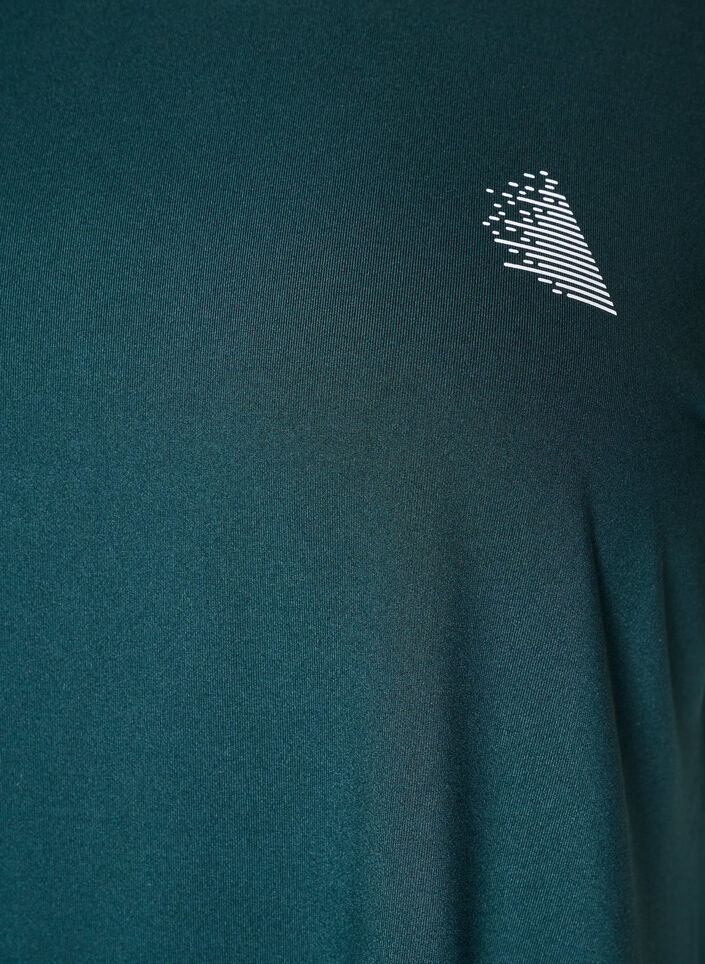 Lang trainings-T-shirt, Groen, Packshot image number 2