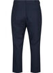 Broek met hoge taille en rechte pijpen, Blauw, Packshot image number 1