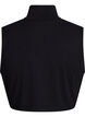 Gecropte jersey top met een hoge col, Zwart, Packshot image number 1