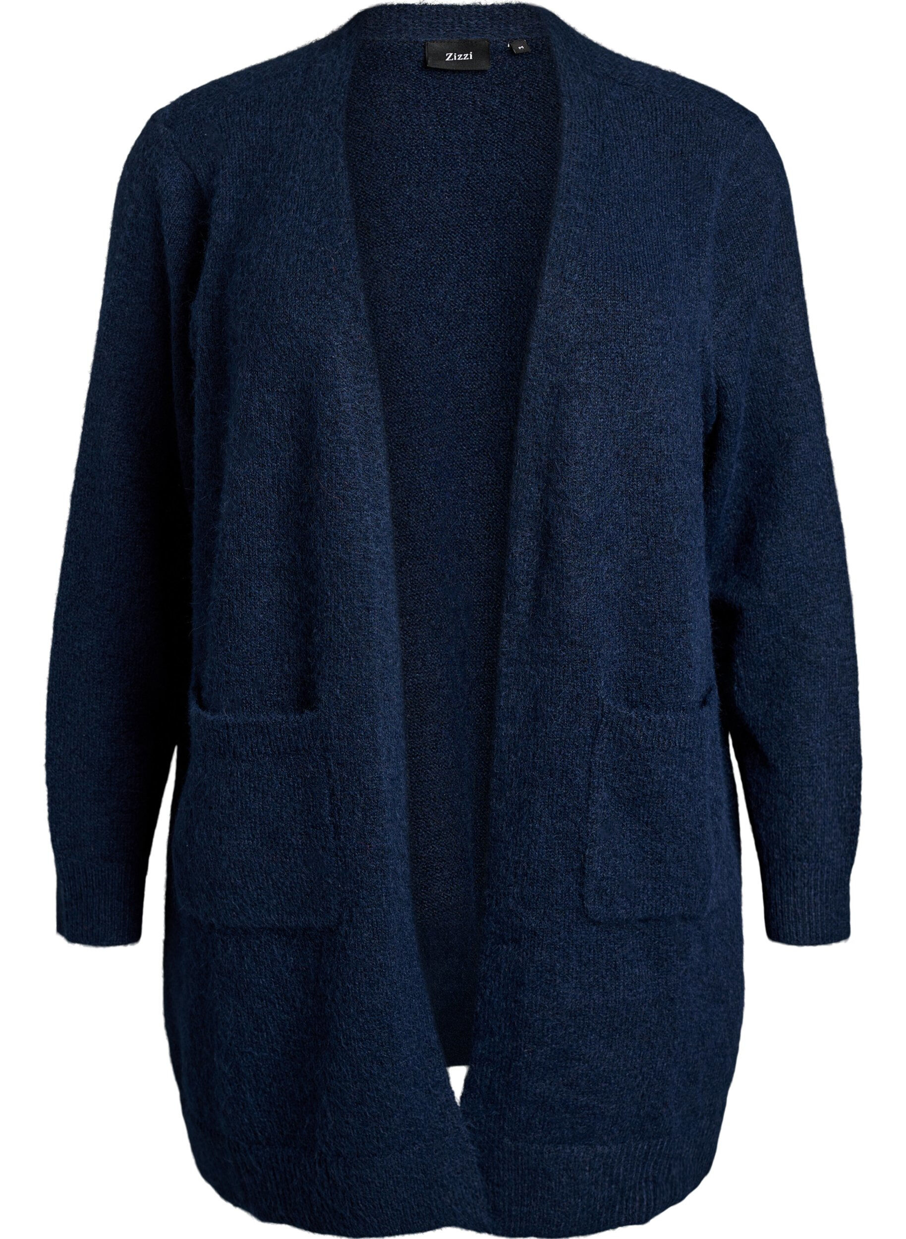 Lang vest met zakken