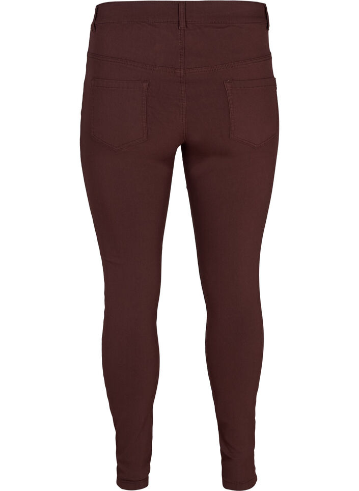 Slim fit broek met zakken, Donker Bordeaux, Packshot image number 1