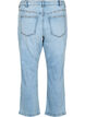 Gecropte Vera jeans met distressed details, Blauw, Packshot image number 1
