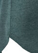 Nachtjapon met korte mouwen en tekstopdruk, Groen, Packshot image number 3