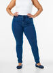 super slim fit Amy jeans met hoge taille, Blauw, Model image number 3