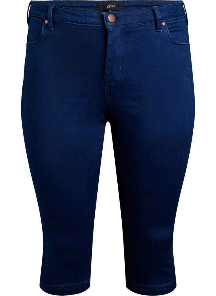 Amy capri jeans met hoge taille en super strakke pasvorm, Blauw, Packshot image number 0