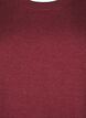 Gebreide blouse met ronde hals, Rood, Packshot image number 2