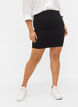 Nauwsluitende naadloze rok, Black, Model image number 3