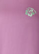 T-shirt van biologisch katoen met print op de rug, Roze, Packshot image number 2