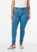 super slim fit Amy jeans met hoge taille, Blauw, Model image number 2