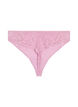 Kanten G-string met microfiber, Roze, Packshot image number 1