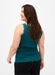 Top met kant, Groen, Model image number 2