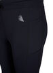 7/8 training panty met zakken, Zwart, Packshot image number 2