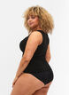 Naadloze basic tank top, Zwart, Model image number 2