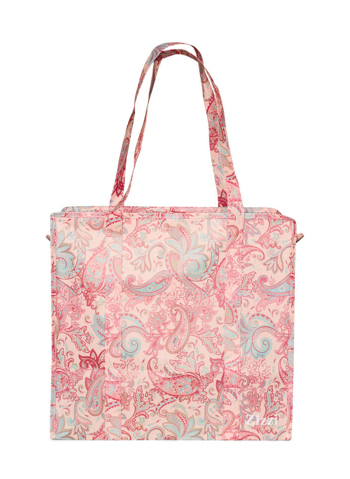 Shoppingtas met ritssluiting, Rood, Packshot image number 1