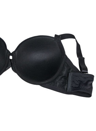 ZizziVoorgevormde beha met decoratie midden voor, Black, Packshot image number 3