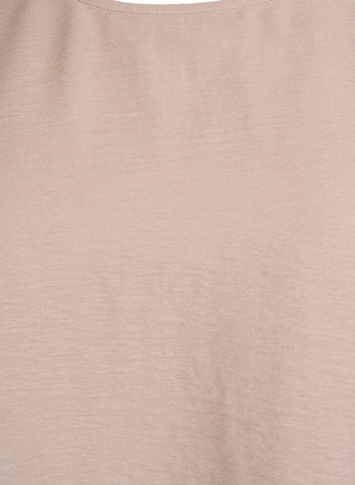 Blouse met korte, wijde mouwen, Beige, Packshot image number 2