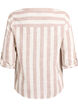 Katoenen blouse met V-hals, Beige, Packshot image number 1