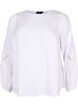 Blouse van Tencel&trade; Modal met geborduurde details, Bright White, Packshot image number 0
