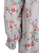 Blouse met bloemenprint en strikdetail, Zwart, Packshot image number 3