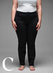 Strakke pasvorm jeans met een normale taille, Black, Model image number 6
