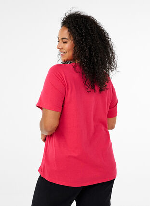 ZizziFLASH - T-shirt met motief, Rose, Model image number 1