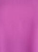 Blouse met korte mouwen en een ronde halslijn, Paars, Packshot image number 2