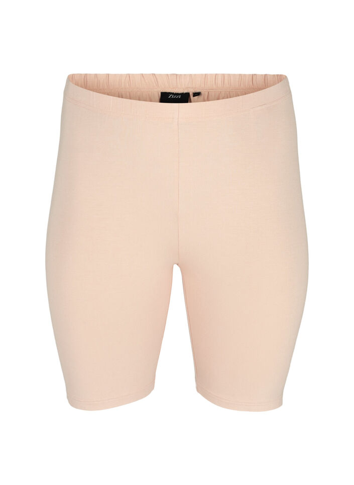 Effen basic fietsbroek, Beige, Packshot image number 0