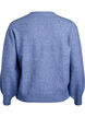 Breisel blouse met knoopdetail, Blauw, Packshot image number 1