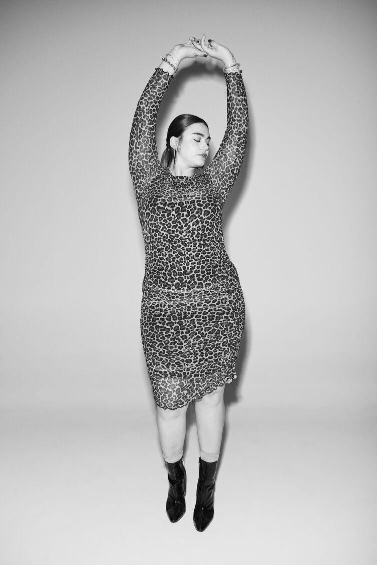 Leopard jurk, , Model