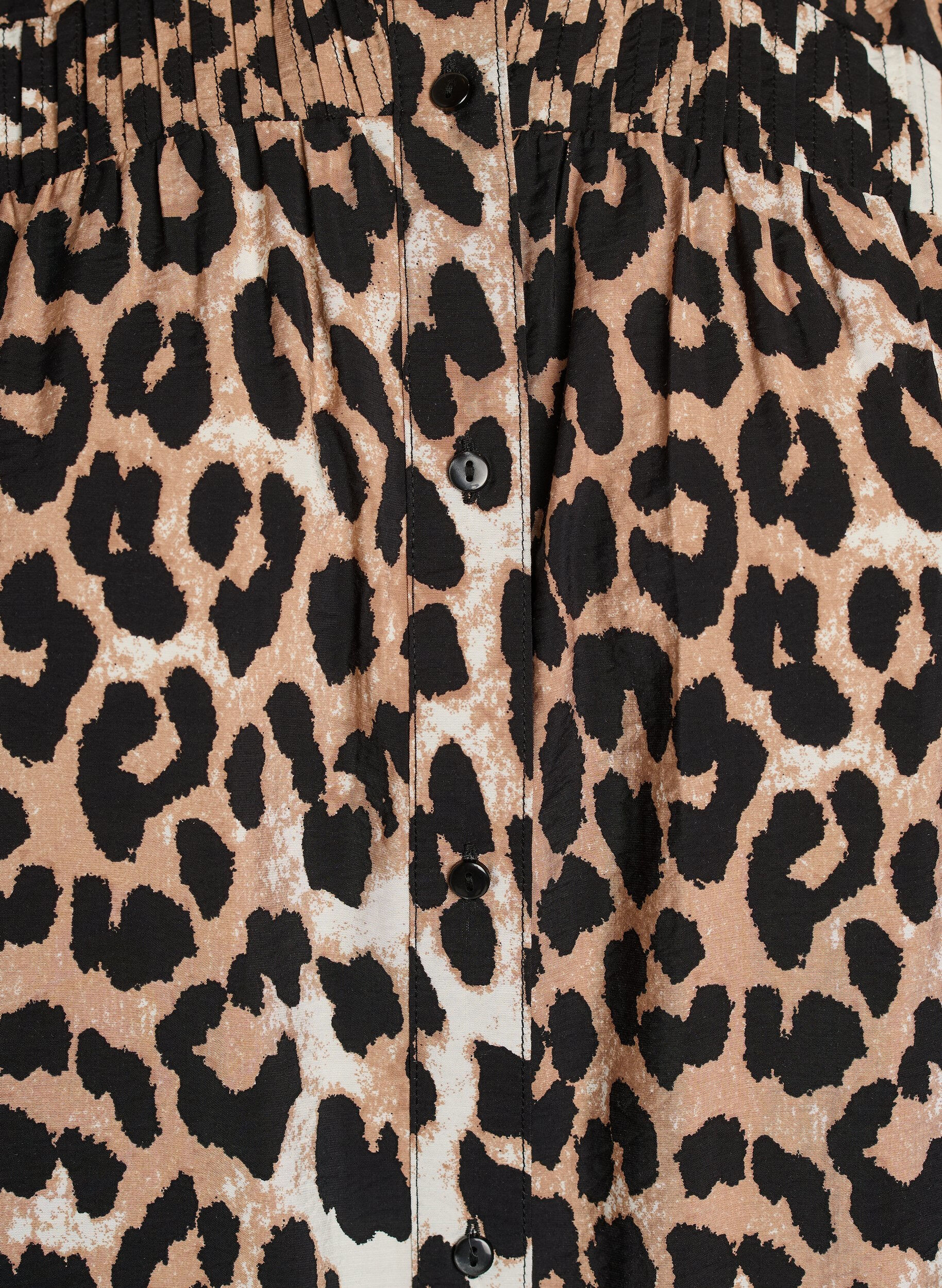 ZizziBlouse met patroon en 1/2 mouwen, Bruin, Packshot image number 2