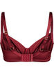 Full coverage bh in glanzend microvezel, Donker Bordeaux, Packshot image number 1