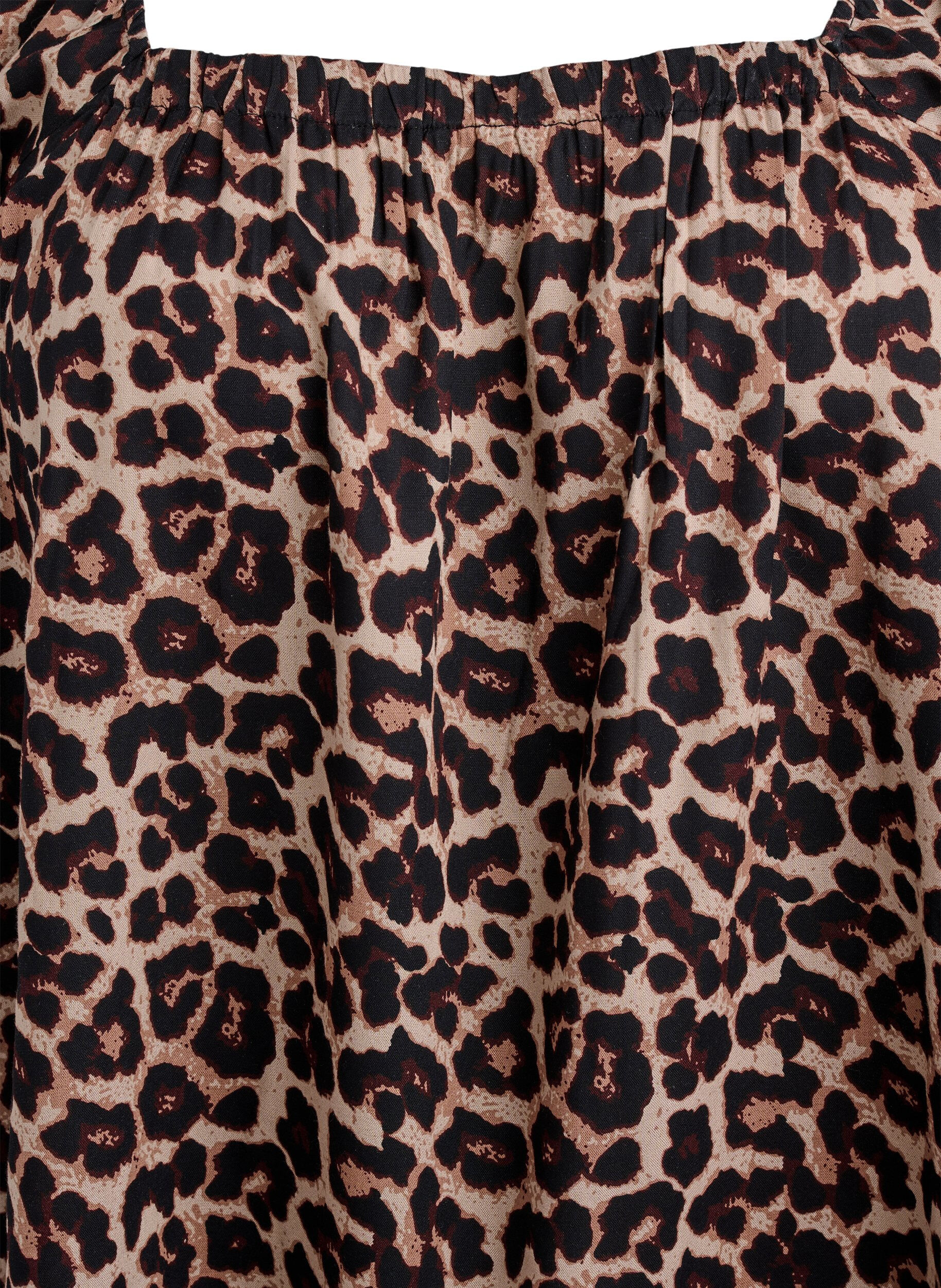 ZizziRobe de plage en viscose avec un imprim&eacute;, Beige, Packshot image number 2