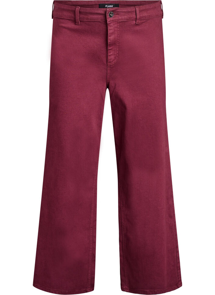 FLASH - Jeans met wijde pijpen, Fig, Packshot image number 0