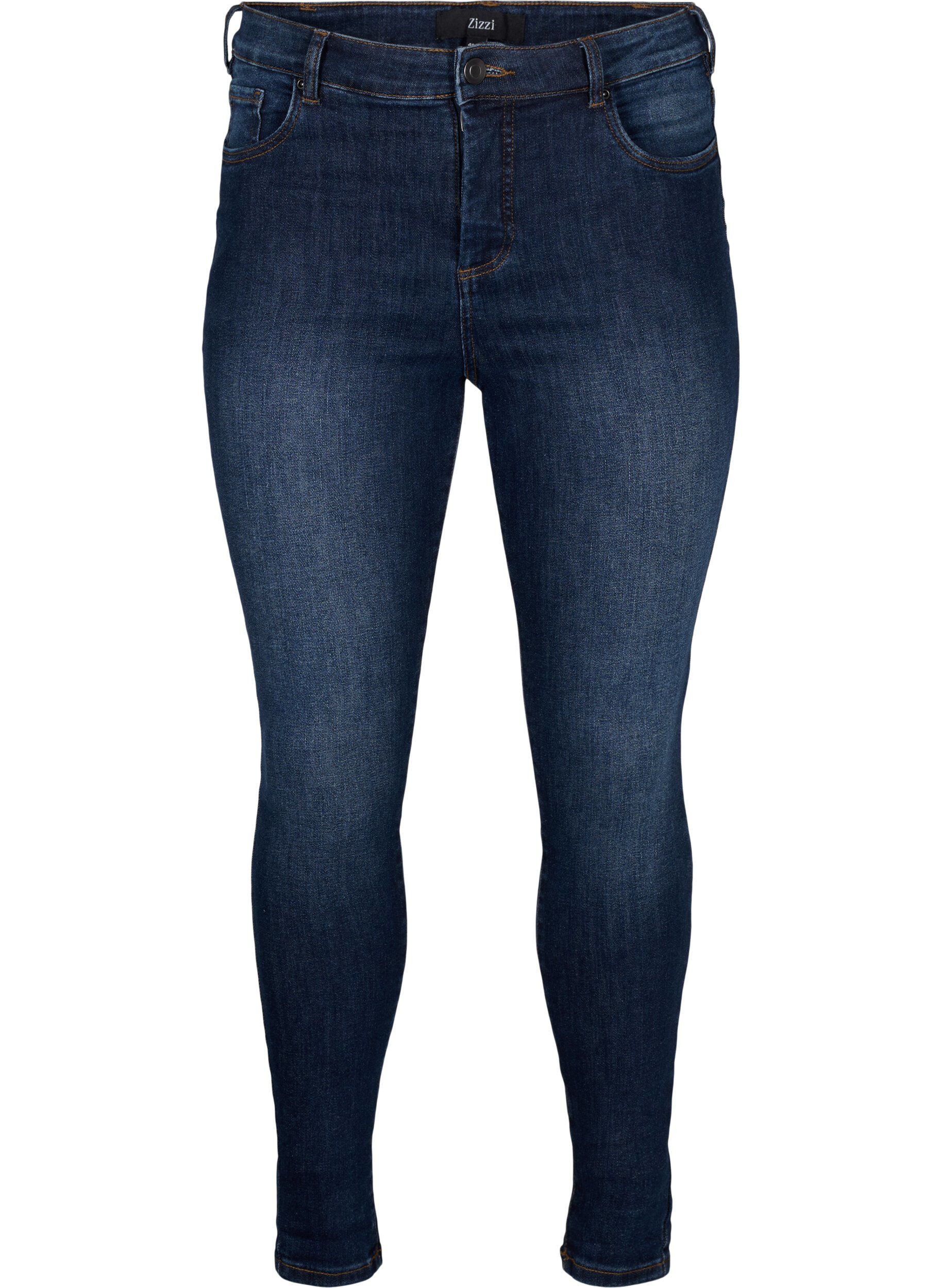 Super smalle jeans met hoge taille