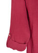 Blouse in katoenen mousseline met broderie anglaise, Rood, Packshot image number 3