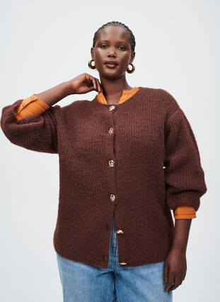 ZizziBlouse met verticale strepen, Pumpkin Spice, Image image number 0
