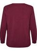 Nachtblouse met een print, Rood, Packshot image number 1