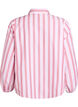 Los shirt met strepen en lange mouwen, Roze, Packshot image number 1