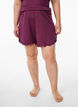 Top met kanten rand, Donker Bordeaux, Model image number 3