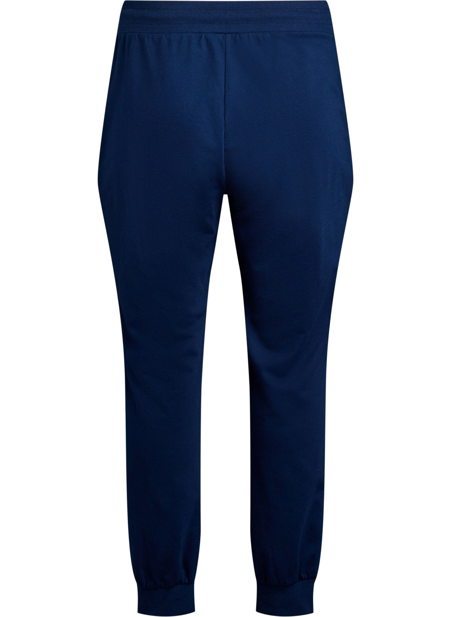 ZizziLosse trainingsbroek met zakken, Blauw, Packshot image number 1