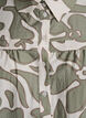 Bedrukte shirt blouse met ruchesdetails, Groen, Packshot image number 2