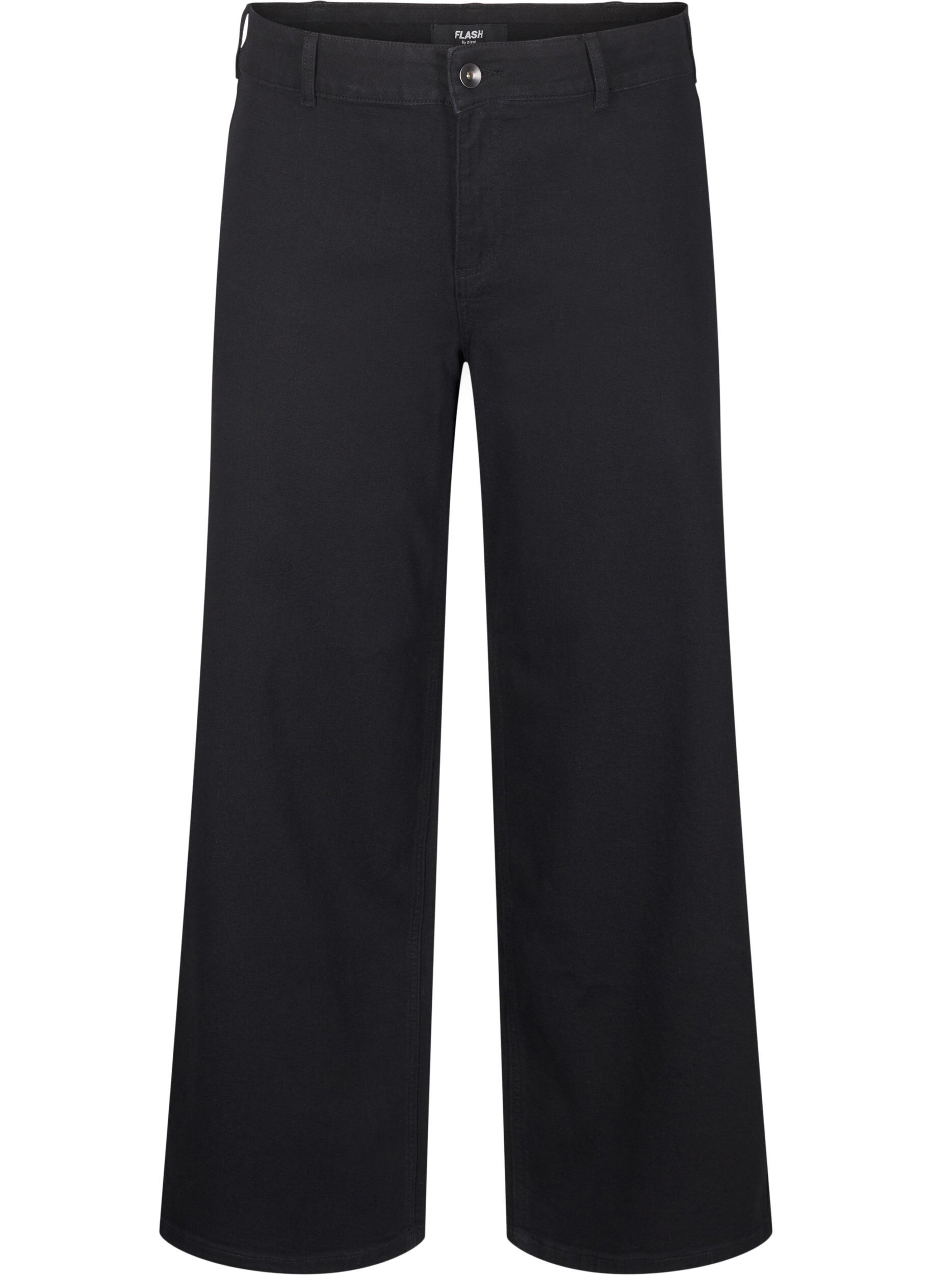 FLASH - Jeans met wijde pijpen