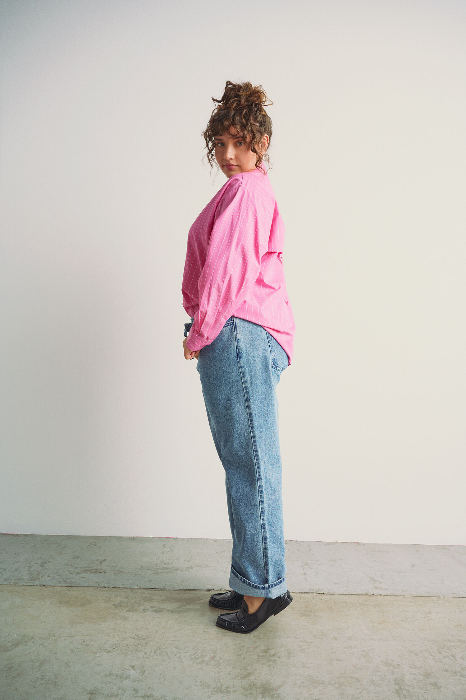 ZizziShirt met strikdetail op de rug, , Model