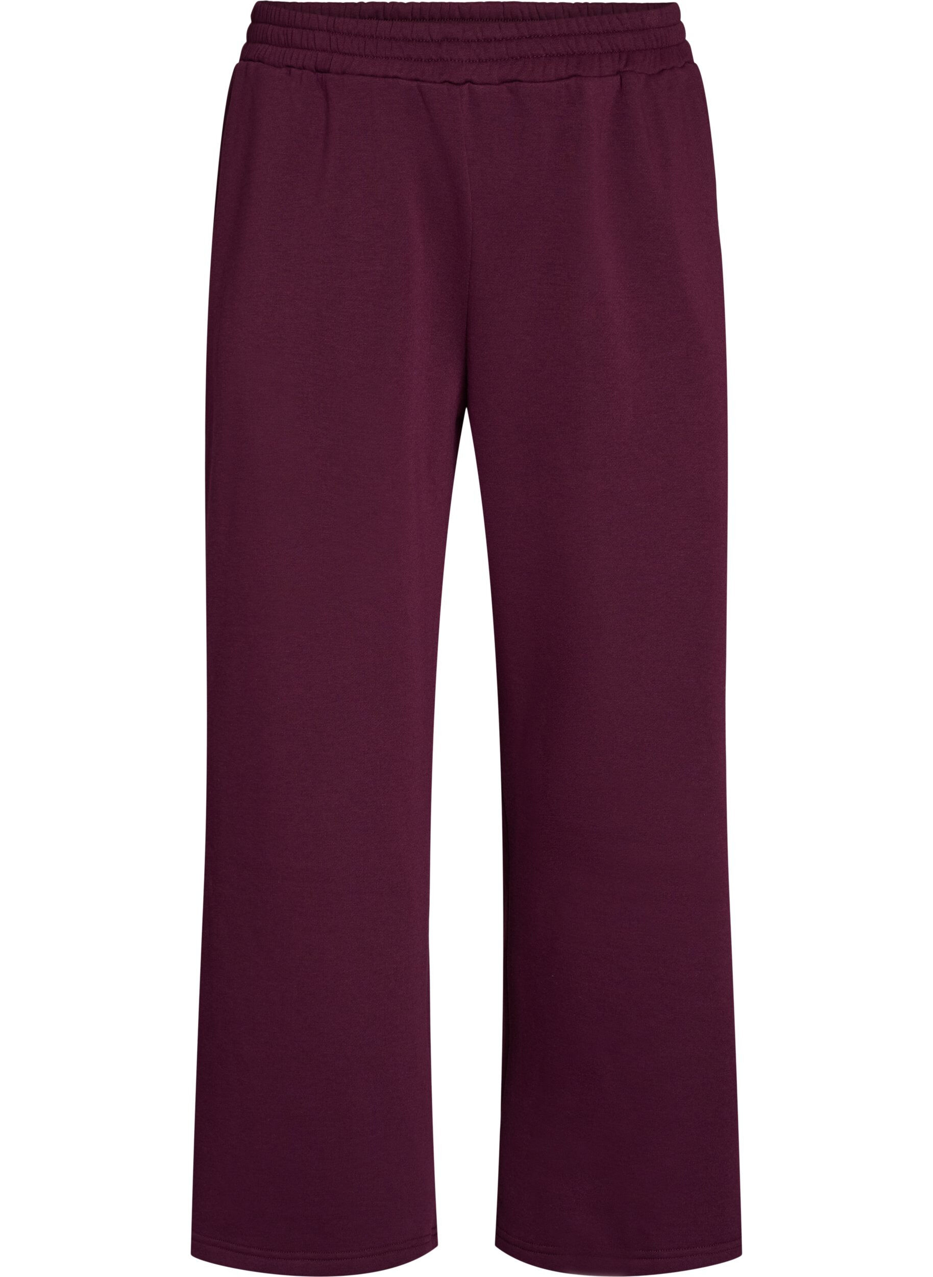 FLASH - Sweatpants met hoge taille en wijde pijpen