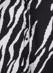 Zebraprint overhemd, Zwart, Packshot image number 2