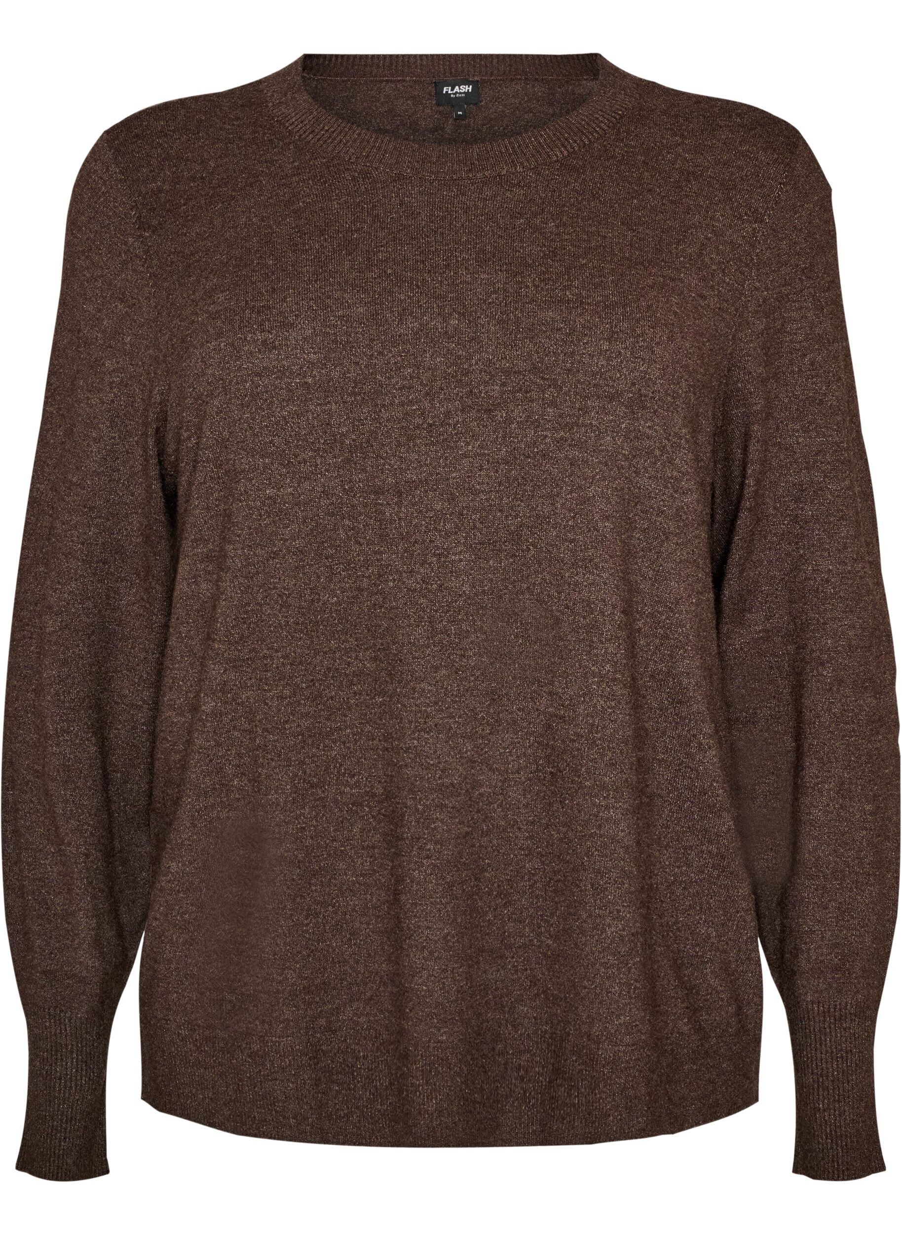 FLASH - Gebreide blouse met ronde hals