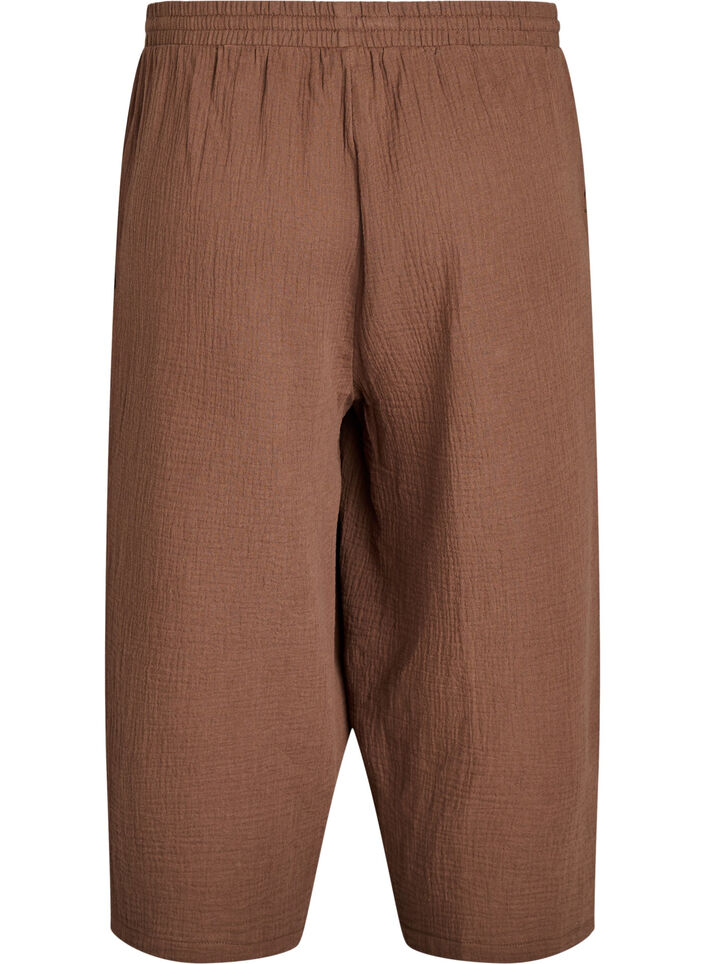 Culotte broek van katoen met hoge taille, Rain Drum, Packshot