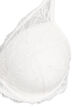 Gevoerde kanten beha met beugel, Wit, Packshot image number 2