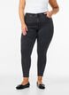 Cropped Amy jeans met rits, Grijs, Model image number 3